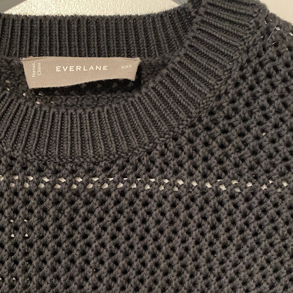 Everlane - The Mesh Sweater 100% Cotton NWOT XXS - Picture 5 of 8